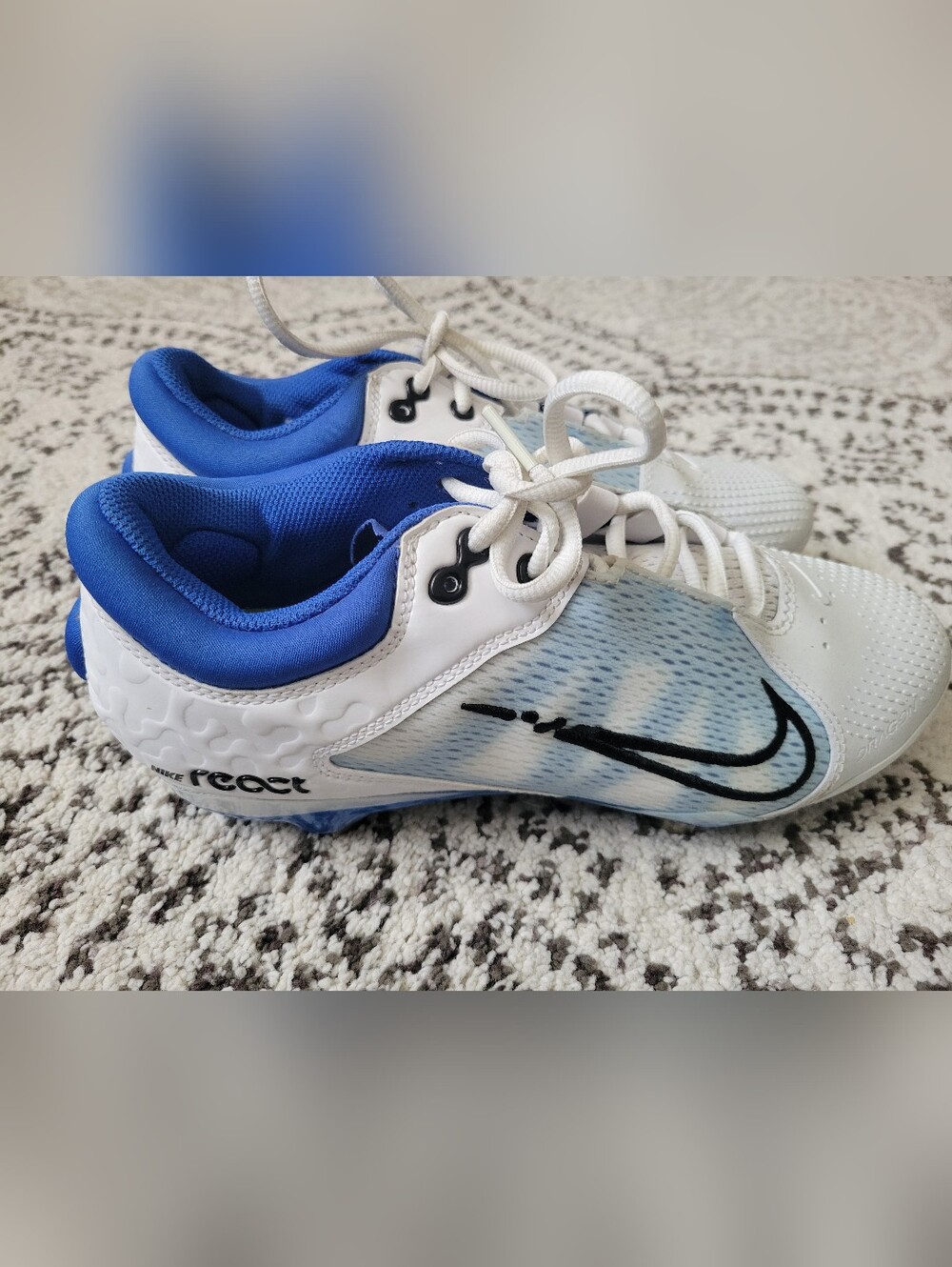Nike REACT Softball Metal Cleats Size 8.5